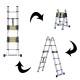 Aluminum ladder 500x48x9cm...