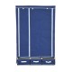 Robe pliante tissu bleu 110x46x168cm...
