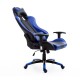 Cadeira de escritório pu azul 67x67x123-132cm...