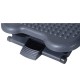 Ergonomic footrest – black – plastic – med.