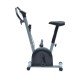 Static bike black and silver steel 87x45x94c...