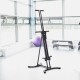 Machine de fitness acier noir 91x68x180cm...