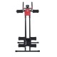 Aparato de Abdominales Acero Negro y Rojo 90x54x93c...