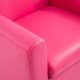 Cadeira para jovens pu rosa 48x42,5x53cm...