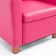 Chair for young pu pink 48x42,5x53cm...