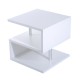 Auxiliary table white wood 50x50x50cm...