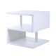 Mesa Auxiliar Madera Blanco 50x50x50cm...