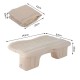 Viaggio materasso pvc beige 143x87x43cm...