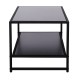 Center table black metal 106x53x45,5cm...