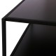 Mitteltisch schwarz Metall 106x53x45,5cm...