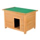 Caso cane giallo legno 85x58x58cm...