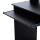 Computer table mdf black 106x50x93,5cm...