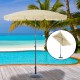 Terrace parasol garden or patio - color beige -...