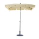 Terrace parasol garden or patio - color beige -...