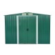 Shed metal plate green 246x192,5x177,5cm...