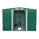 Shed metal plate green 246x192,5x177,5cm...