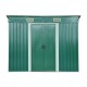 Capannone zincato piatto verde 237x119x181cm...