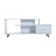 Möbel für Fernseher weiß Holz 152x40x60,5cm...