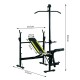 Weight bench black steel 175x110x202cm...