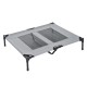Bed for pets grey fabric 92x76x192cm...