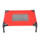 Bed for pets grey fabric 64x46x18cm...