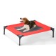 Bed for pets grey fabric 76x61x18cm...