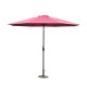 Reclining umbrella type parasol for terrace and jar.