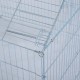 Jaula Recinto Hierro Plateado 203x103x98cm...