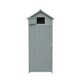 Garden shed grey wood 77x54,2x179cm...