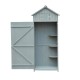 Jardim shed cinza madeira 77x54, 2x179cm...