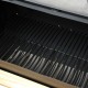 Barbacoa BBQ Grill con Ruedas Negro Acero Madera 11...