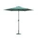 Sunshade with dark green alumini crank.