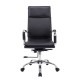 Liftable office chair with black headrest pu.