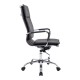 Liftable office chair with black headrest pu.