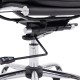 Liftable office chair with black headrest pu.