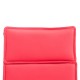 Lifting office chair with red headrest pu...