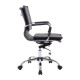 Office chair swivel black pu steel 55x62x95-...