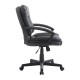 Bureau chaise pivotante noir pu 62 x 67 x 94-10...