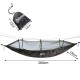 Camping hammock - military color – nylo material.