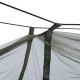 Rede de acampamento - cor militar - material nylo.
