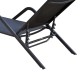 Sunbed for garden or terrace with garlic backrest.