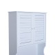 Mensola su WC – colore bianco - legno - 6...