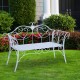 Banc de jardin pour 2 personnes – blanc – ace.