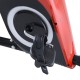 Bicicleta estática magnética – preto e vermelho - ...