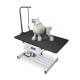 Folding table canine hairdressing with hydraulic tension.