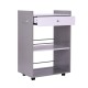 Auxiliary kitchen cart– gray color – mdf, metal. .