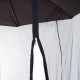 Mosquito net with Cremallera – black – ma.