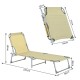 Pliant et incliné chaises longues pour plage ou piscine...
