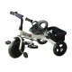 Tricycle for children with hood – purple and soft color.