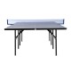 Table pliante ping pong avec filet - couleur bleue - a.